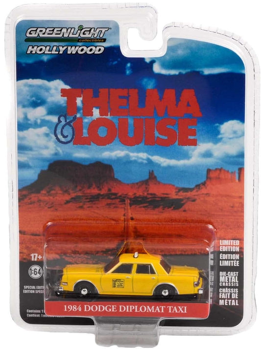 1984 Dodge Diplomat Taxi Thelma &amp; Louise - Luz verde - Escala 1/64