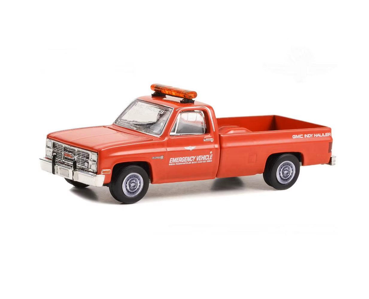 1984 GMC Sierra Pickup Truck "68th Annual Indianapolis 500 Mile Race Emergency Vehicle" Red - Hobby Exclusive - Greenlight - Scala 1/64