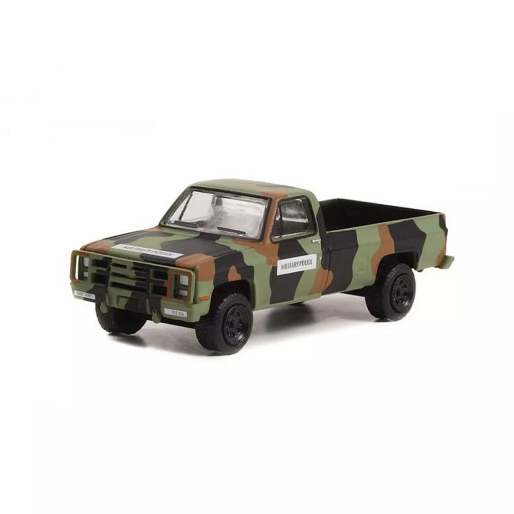 Camioneta Chevrolet M1008 CUCV 1985 Policía Militar del Ejército de EE. UU. - Serie Batallón 64 - Greenlight - Escala 1/64