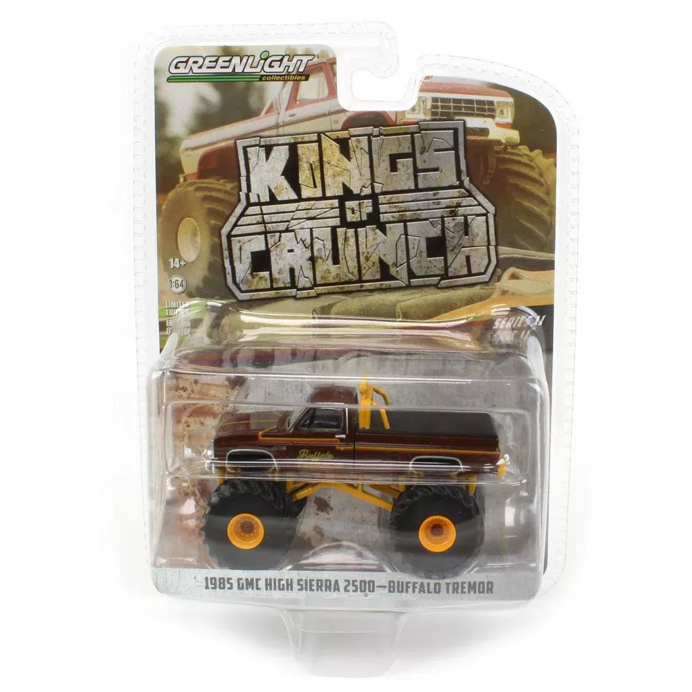 1985 GMC High Sierra 2500 Buffalo Tremor Monster Truck Kings of Crunch - Greenlight - Scala 1/64