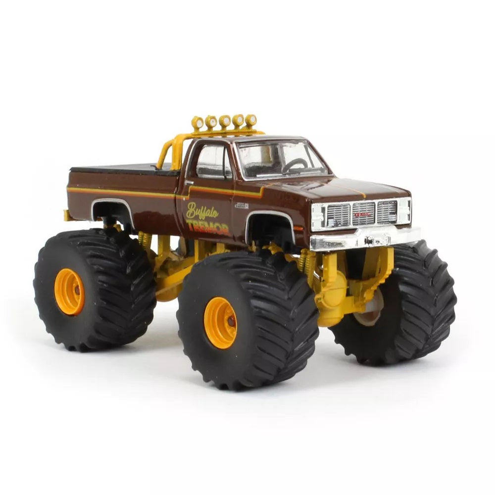 1985 GMC High Sierra 2500 Buffalo Tremor Monster Truck Kings of Crunch - Greenlight - Scala 1/64