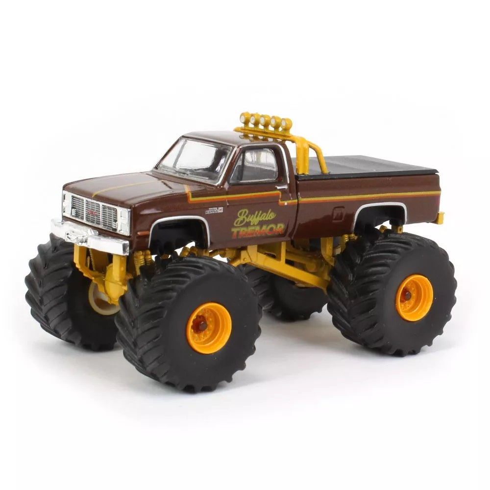 1985 GMC High Sierra 2500 Buffalo Tremor Monster Truck Kings of Crunch - Greenlight - Scala 1/64