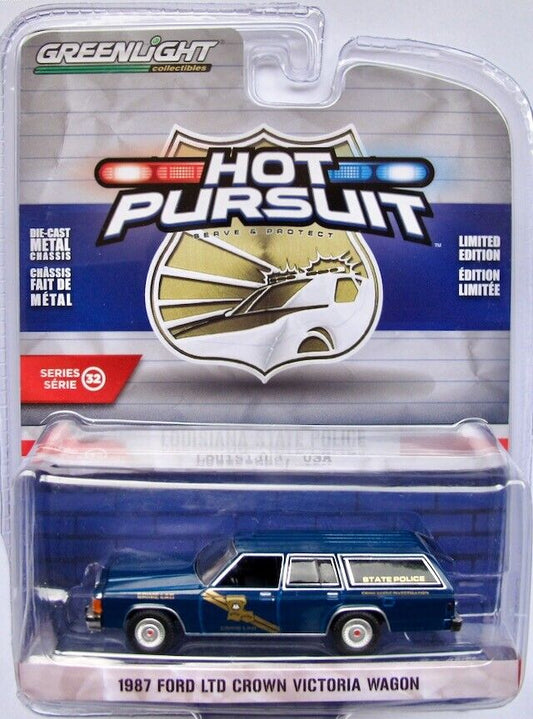 Ford LTD Crown Victoria Wagon 1987 Hot Pursuit - Greenlight - Scala 1/64