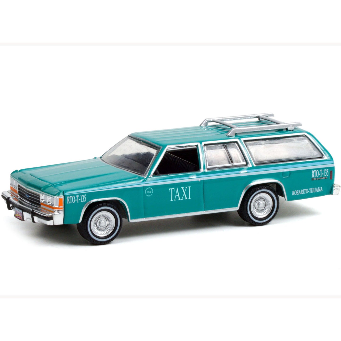 1991 Ford Ltd Crown Victoria Taxi - Greenlight - Scala 1/64