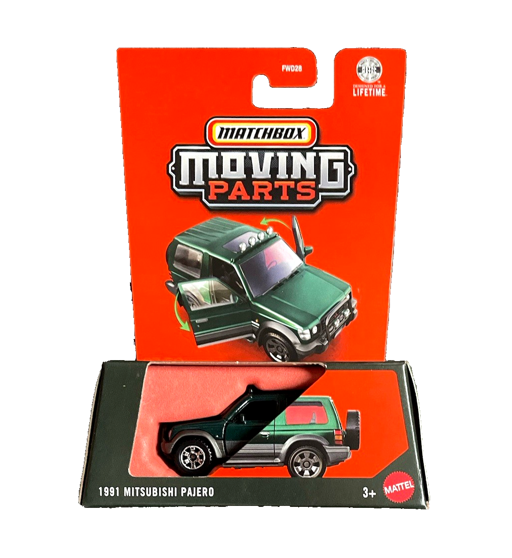 1991 Mitsubishi Pajero - Matchbox Moving Parts - Scala 1/64 Circa