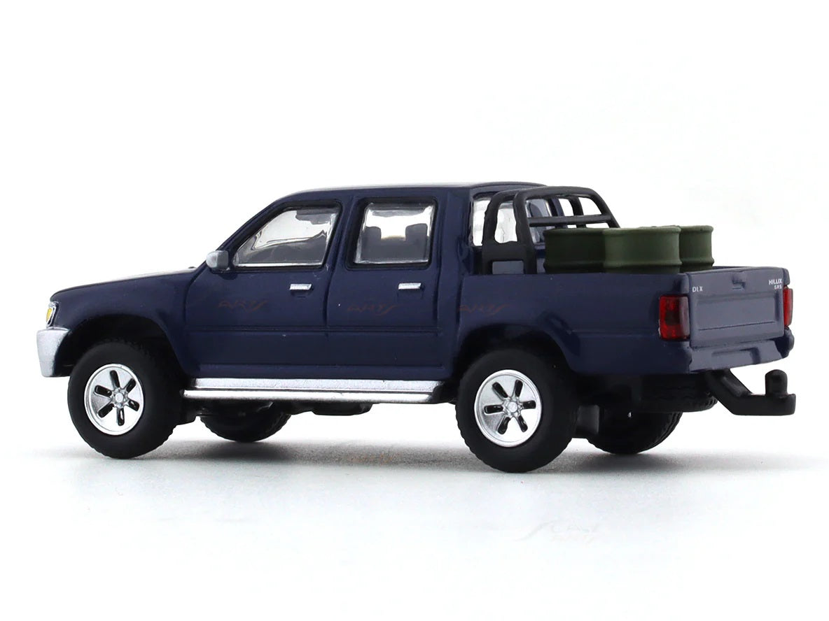 Toyota Hilux 1993 Blue - JKM - Scala 1/64