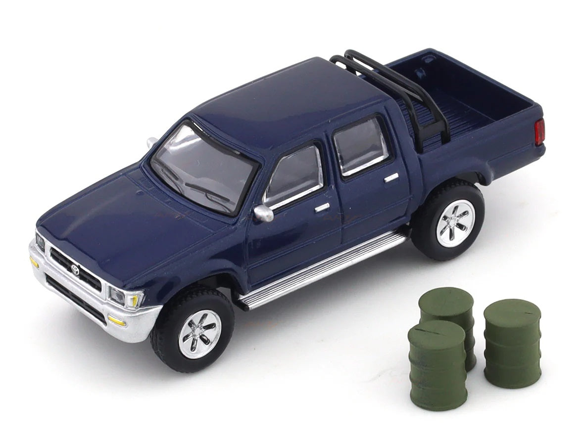 Toyota Hilux 1993 Blue - JKM - Scala 1/64