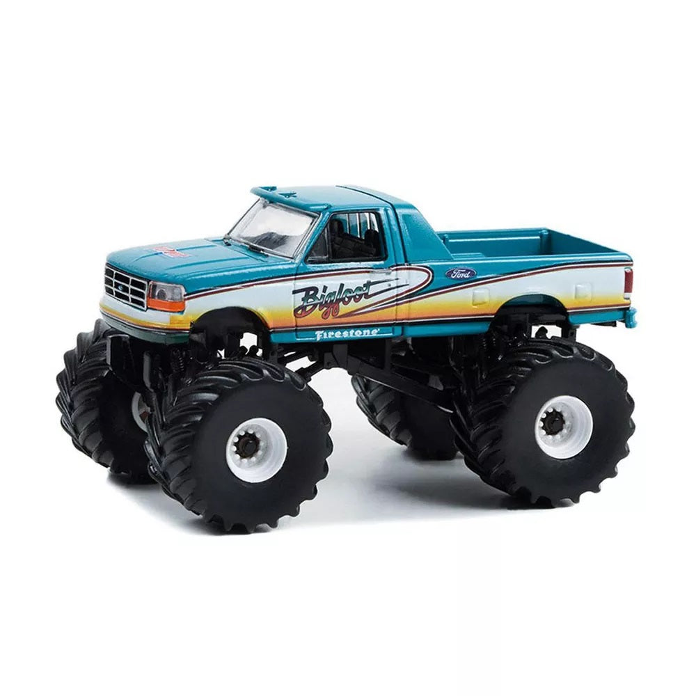 1993 Ford F-250 Wildfoot Bigfoot Monster Truck Kings of Crunch - Greenlight - Scala 1/64