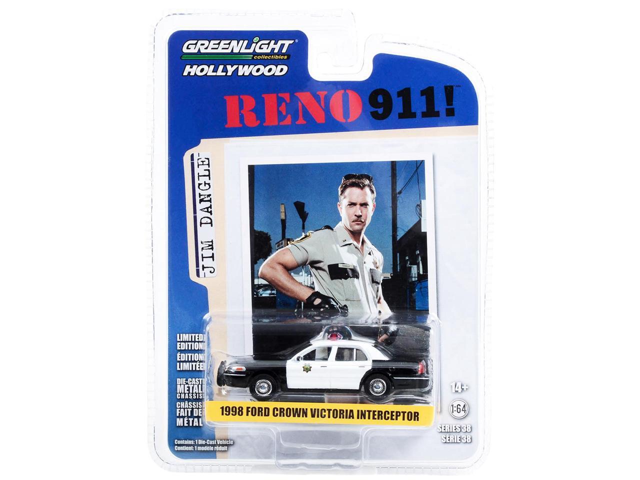 1998 Ford Crown Victoria Interceptor "Reno 911!" TV Series - Hollywood Series - Greenlight - Scala 1/64