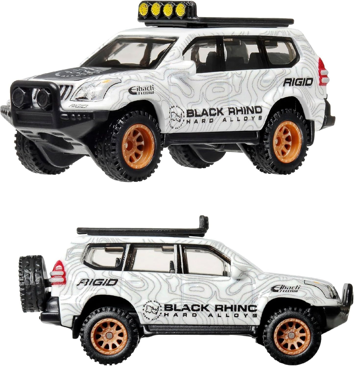 2-Pack '05 Toyota Land Cruiser+ Mercedes Sprinter Tourer - Hot Wheels Premium - Scala 1/64