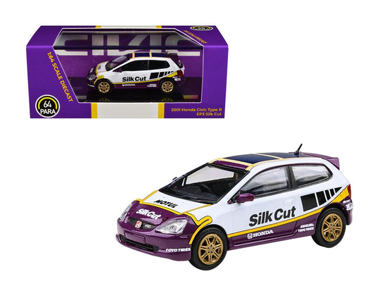 2001 Honda Civic Type R EP3 "Silk Cut" - Para64 - Scala 1/64