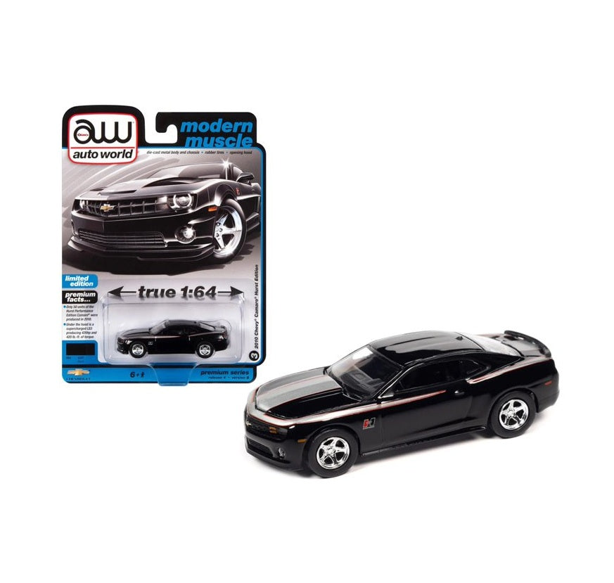2010 Chevrolet Camaro Hurst Edition (Black) - Auto World - Scala 1/64