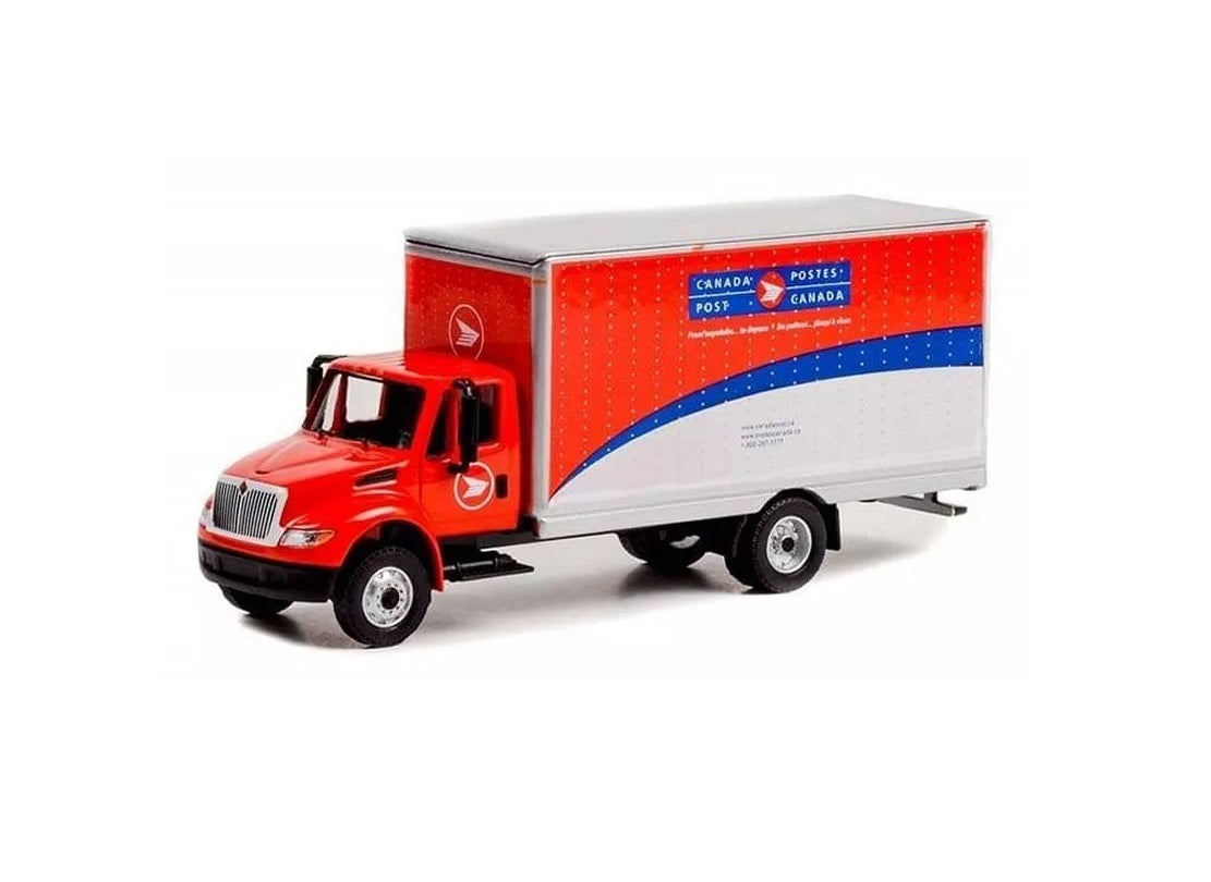 2013 International Durastar Box Van Canada Post - Series HD Trucks - Greenlight - Scala 1/64