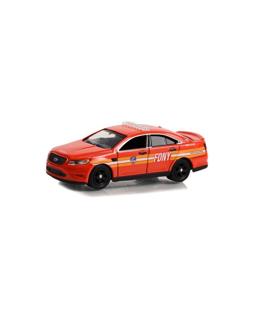 2016 Ford Police Interceptor Sedan FDNY - Greenlight Series First Responders - Scala 1/64