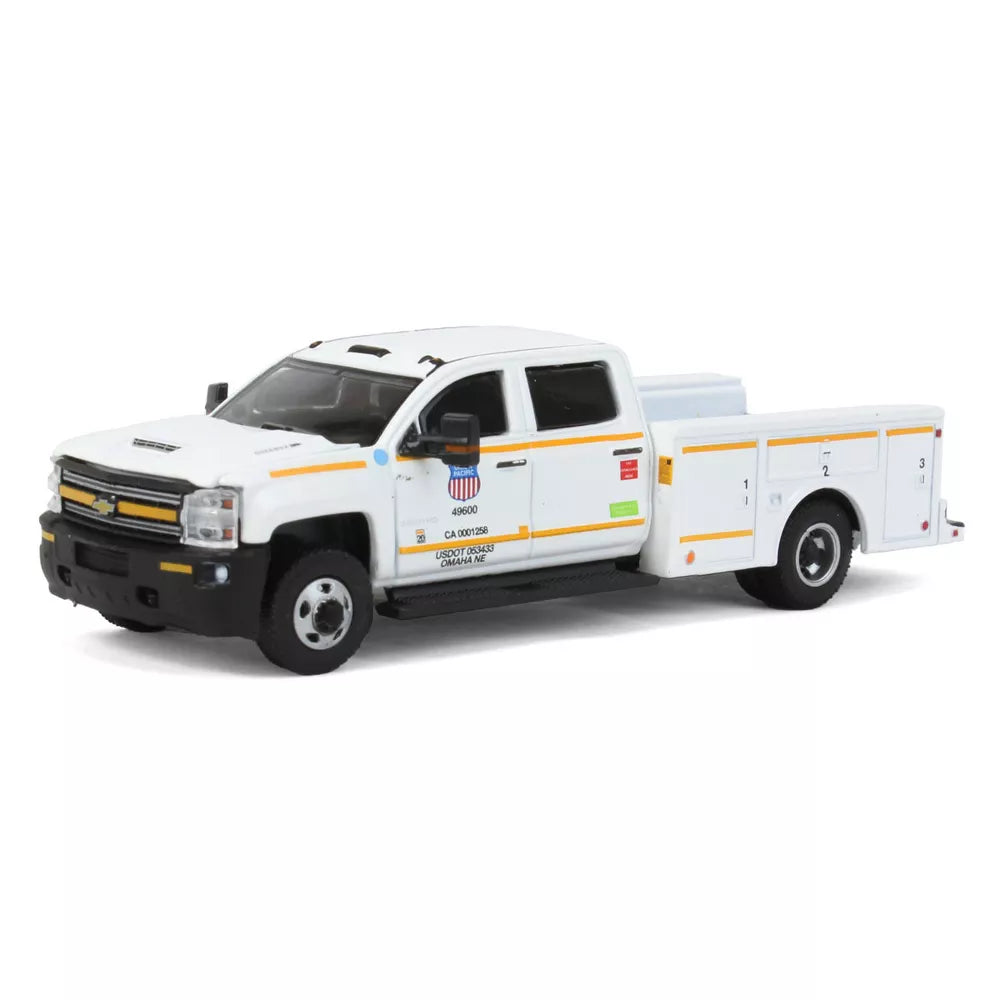 2018 Chevrolet Silverado 3500 Service Bed Pickup - Dually Drivers Series - Greenlight - Scala 1/64