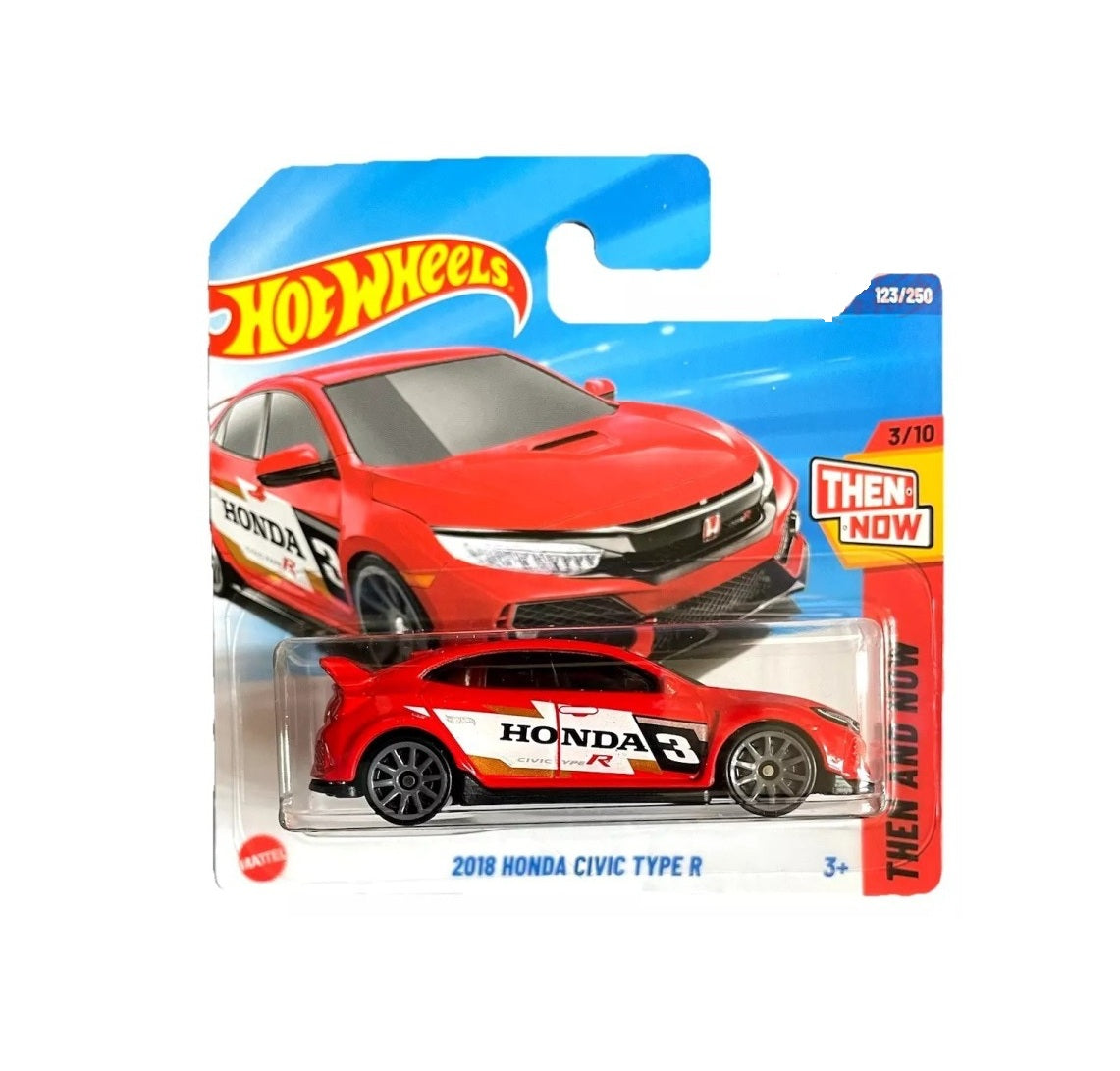 2018 Honda Civic Type R - Hot Wheels - Then and Now 3/10 - Scala 1/64 Circa