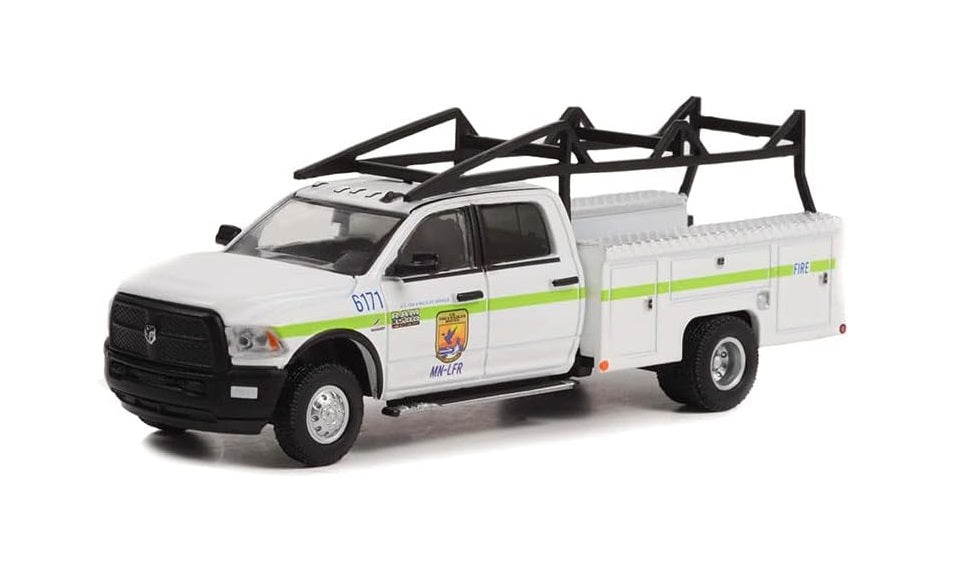 2018 Ram 3500 Dually Service Bed - San Diego County Fire Department - Dually Drivers Series - Greenlight - Scala 1/64