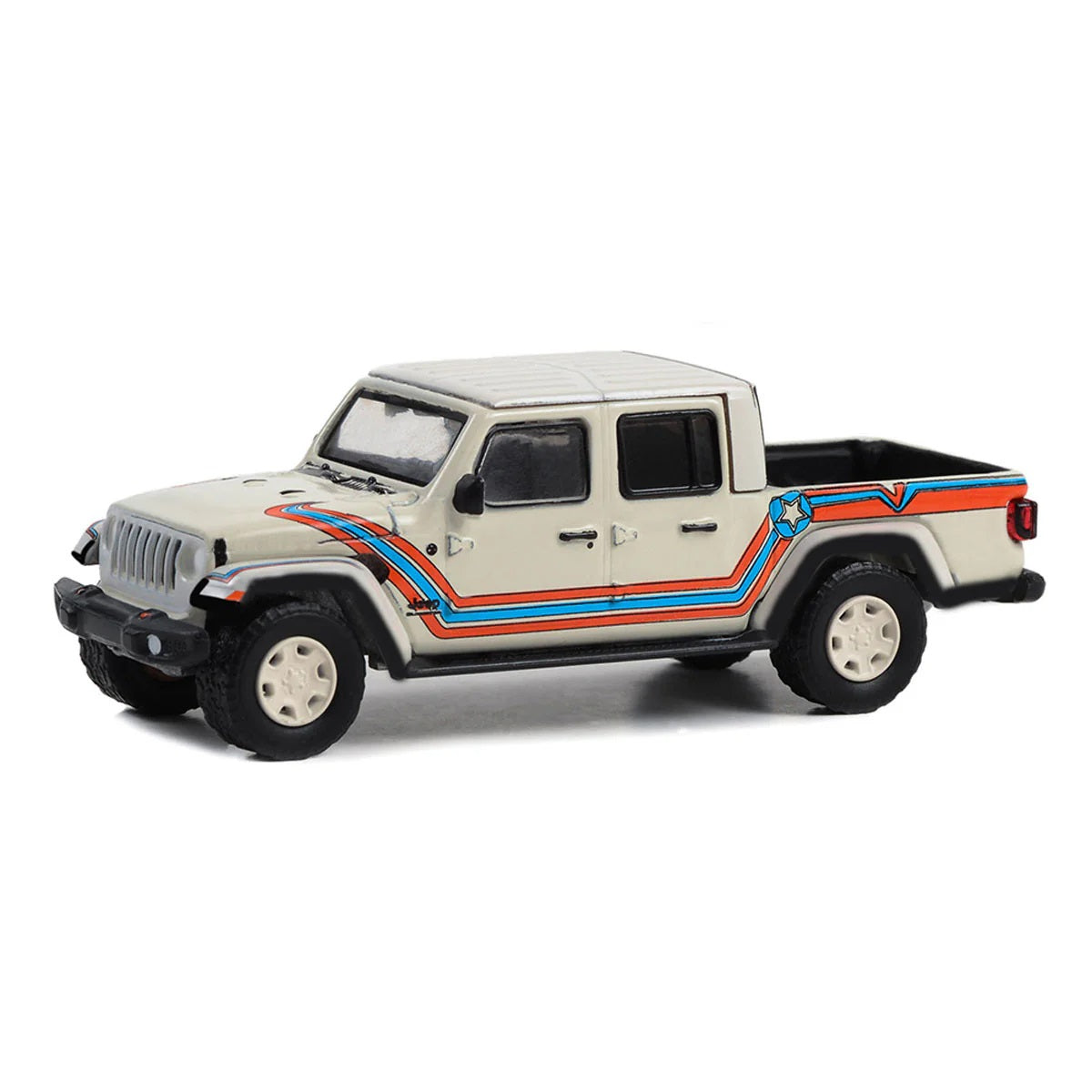 Jeep Gladiator 2021 Super Jeep Tribute - Luz verde - Escala 1/64