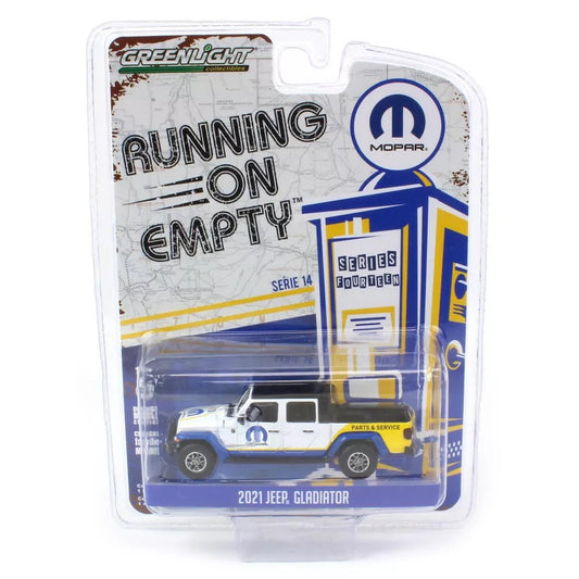 2021 Jeep Gladiator "Mopar Parts & Service" Series Running On Empty - Greenlight - Scala 1/64