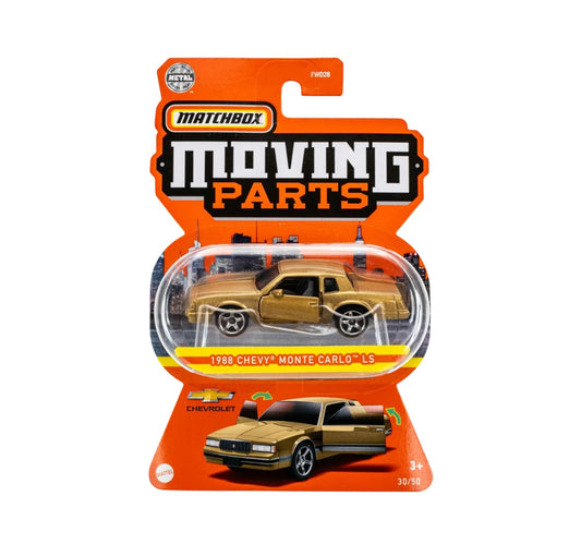1988 Chevy Monte Carlo LS Gold - Matchbox Moving Parts - Scala 1/64 Circa