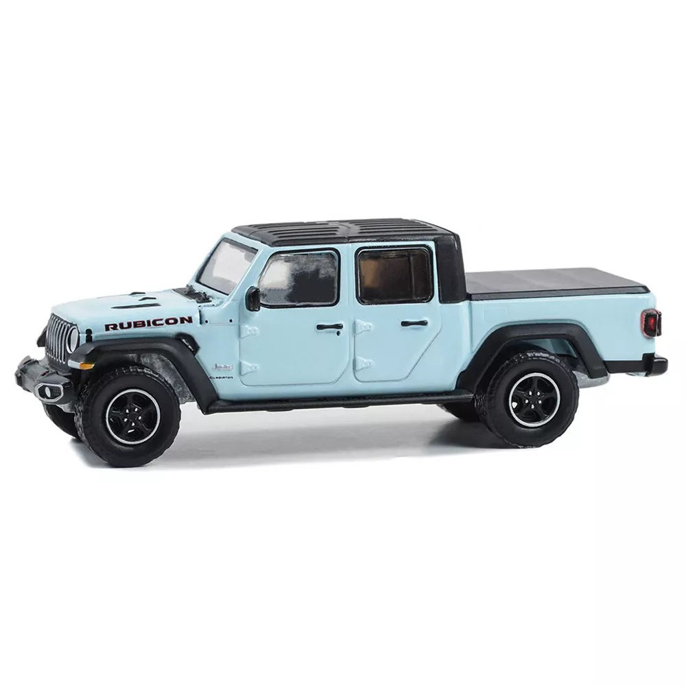 2023 Jeep Gladiator Overland Light Blue - Greenlight - Scala 1/64