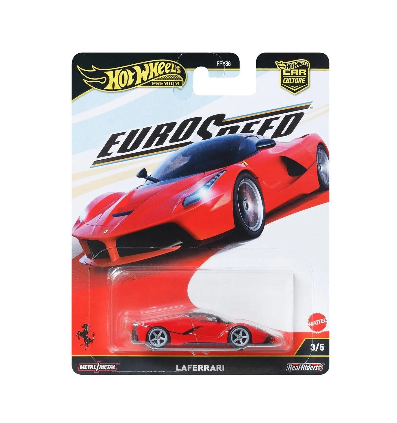 Set 5 Modelli - Series Euro Speed - Car Culture - Hot Wheels Premium - Scala 1/64