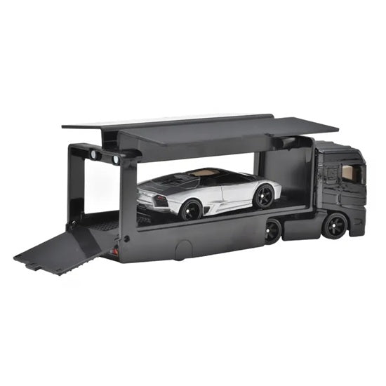 Lamborghini Reventon Roadster + Flipsider Hauler - Series Car Culture Team Transport - Hot Wheels Premium - Scala 1/64