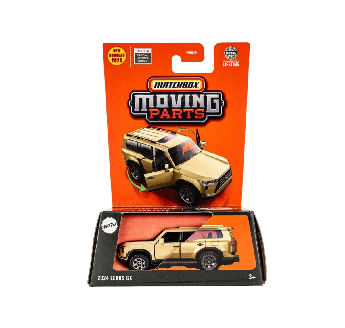 2024 Lexus GX - Matchbox Moving Parts - Scala 1/64 Circa