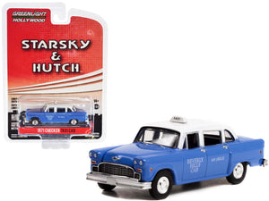 Checker Taxi Cab Serie de TV Azul Starsky &amp; Hutch - Greenlight - Escala 1/64