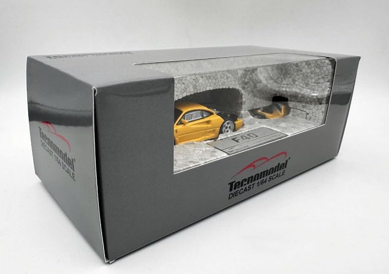Ferrari F40 LM 1996 Yellow - Tecnomodel - Scala 1/64 TM6401B