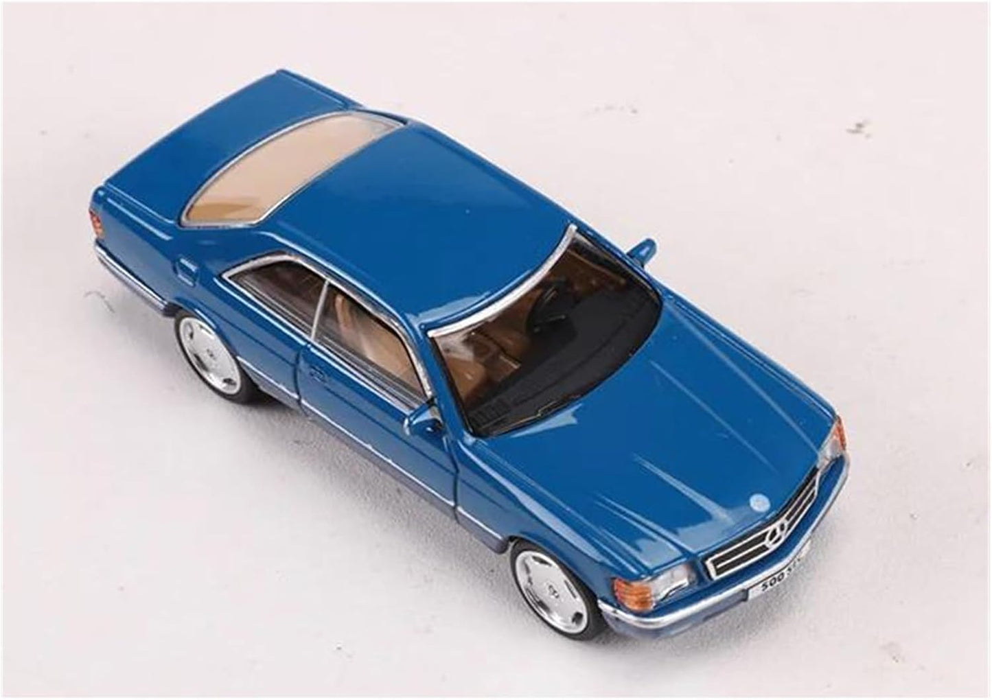 Mercedes - Benz 500 SEC Light Blue - DCT Die Cast Team - Scala 1/64