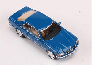 Mercedes - Benz 500 SEC Azul claro - Equipo DCT Die Cast - Escala 1/64