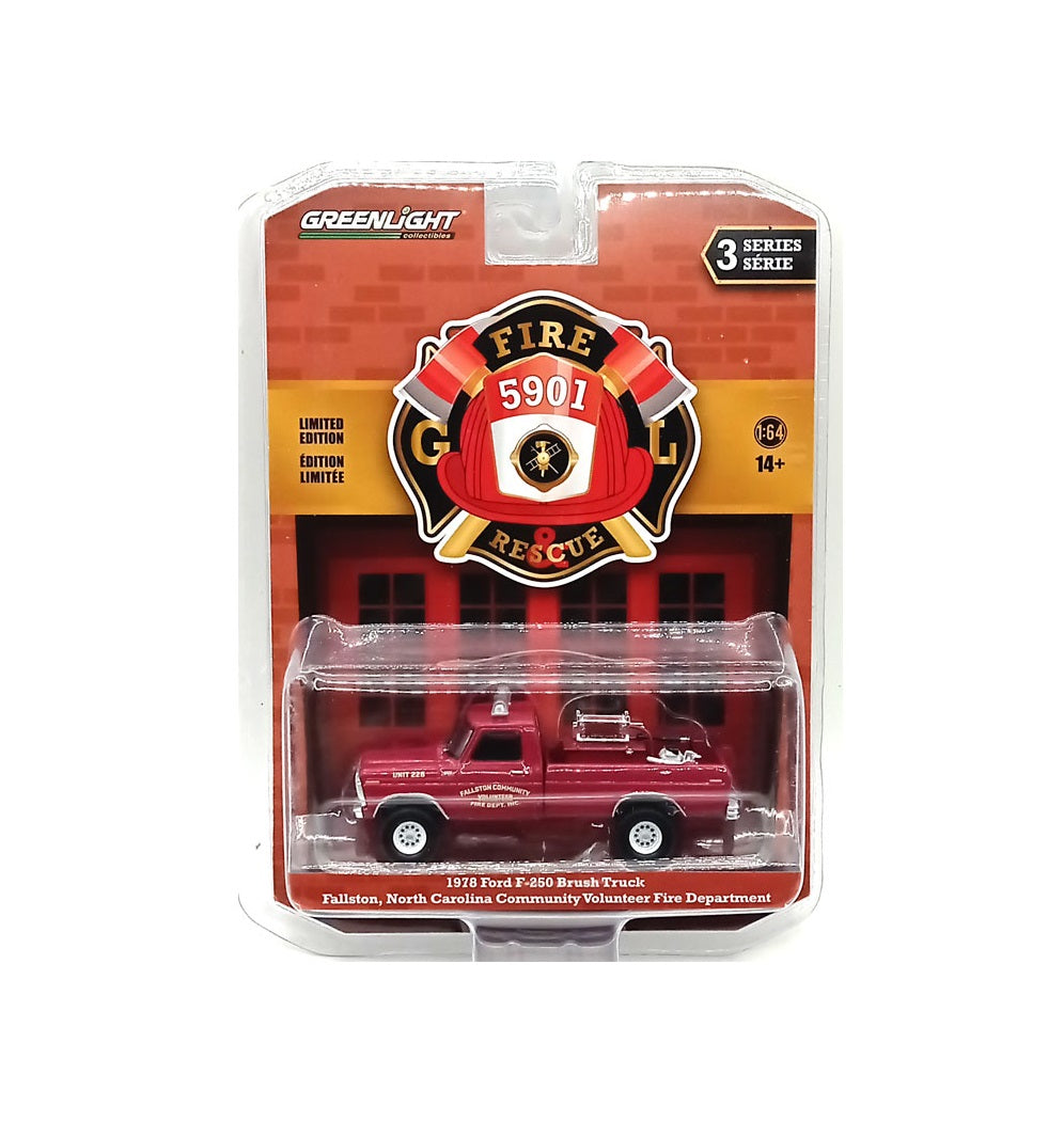 1977 AMC Matador Dallas Texas Fire Department - Serie Bomberos y Rescate - Greenlight - Escala 1/64