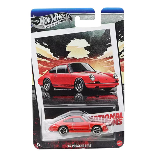 '67 Porsche 911 R - Silver Series National Icons - Hot Wheels - Scala 1/64 JBY86