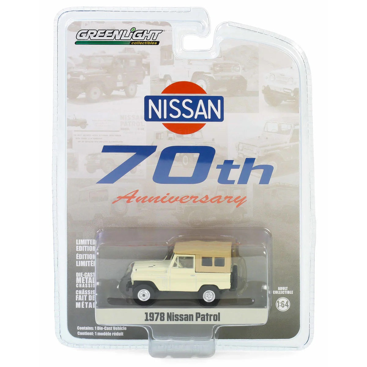 Nissan Patrol 1978 70º - Greenlight - Escala 1/64