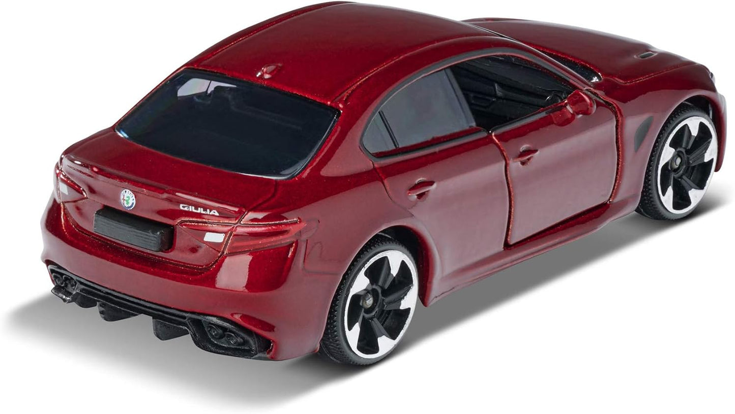 Alfa Romeo Giulia Quadrifoglio Red - Majorette - Scala 1/64