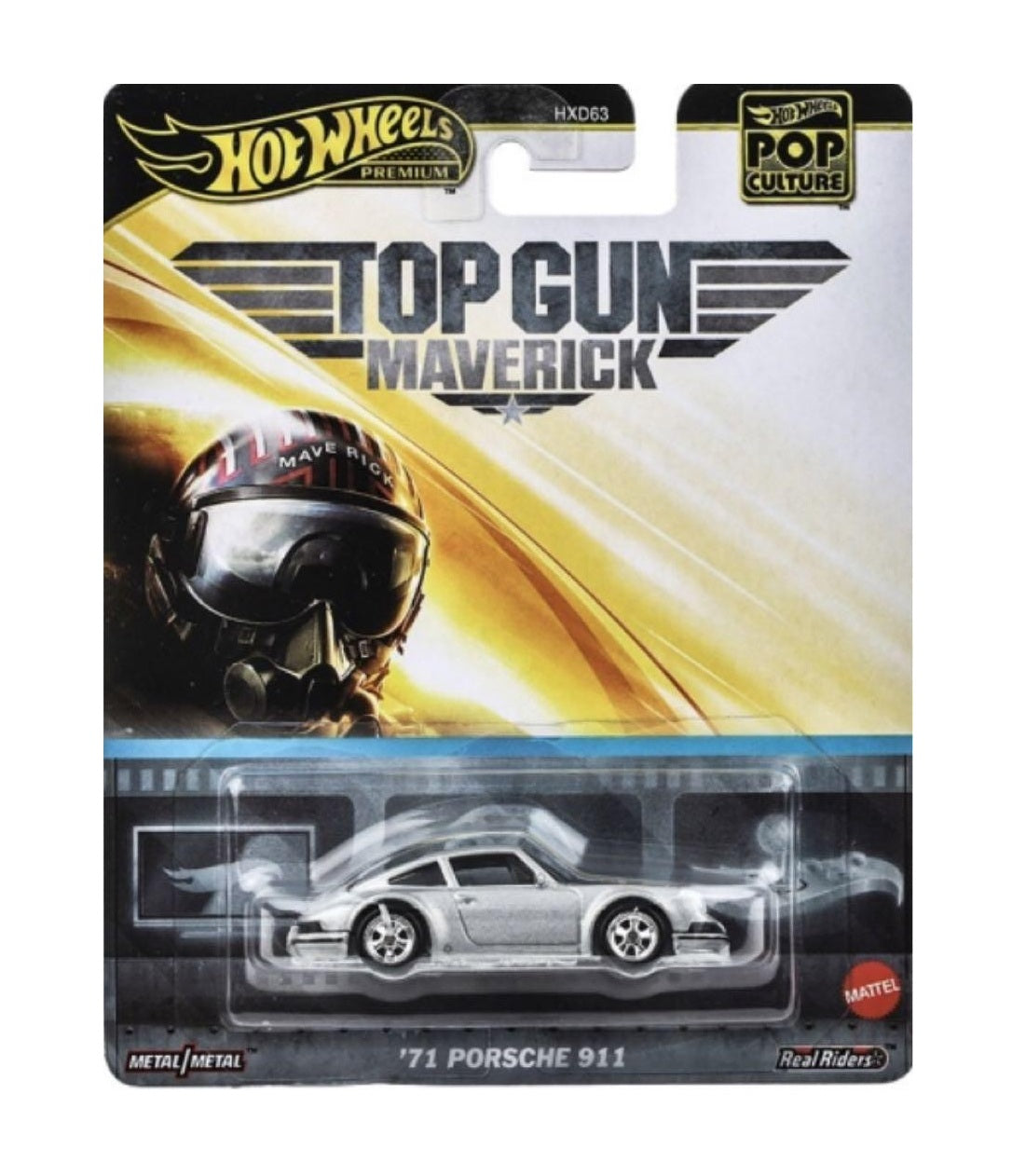 '71 Porsche 911 - Top Gun Maverick - Series POP Culture - Hot Wheels Premium - Scala 1/64