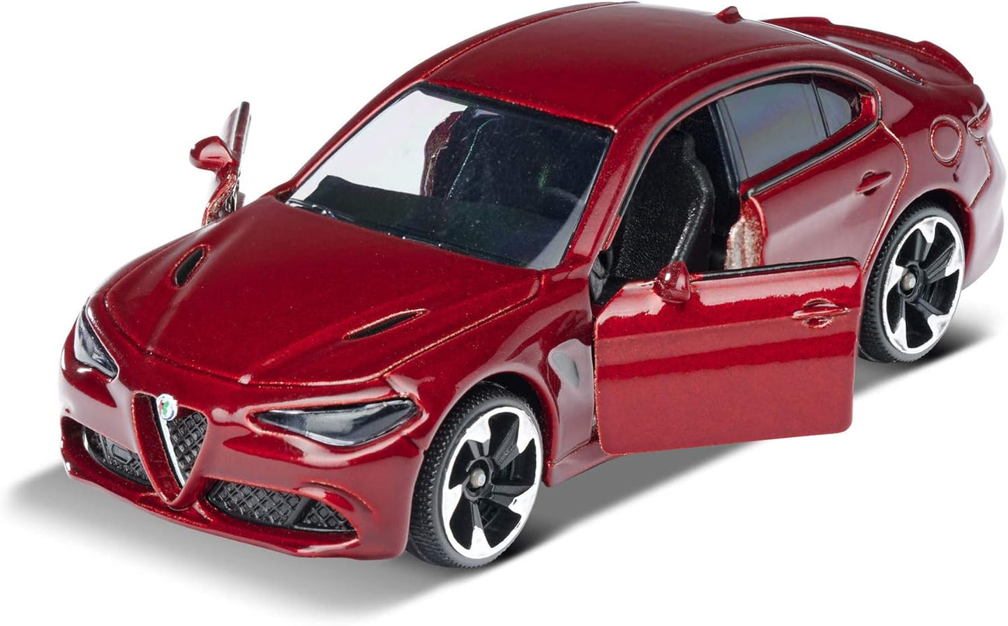 Alfa Romeo Giulia Quadrifoglio Red - Majorette - Scala 1/64