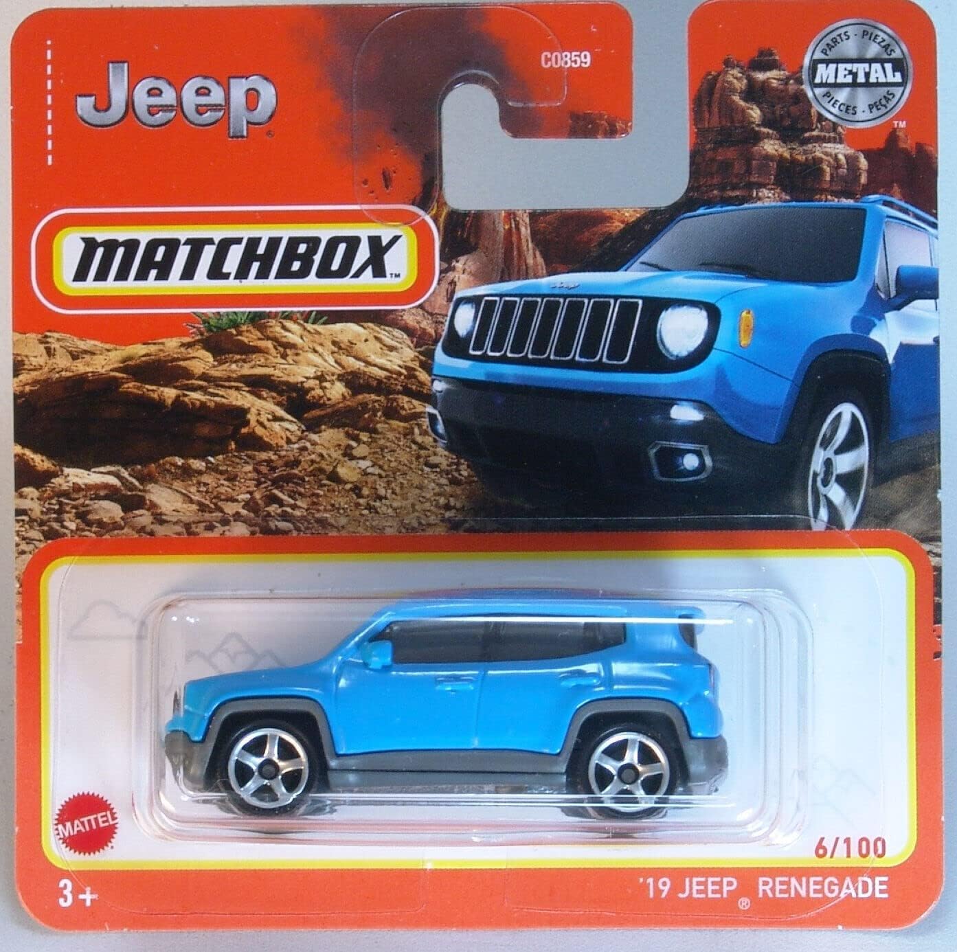 Jeep Renegade Blue #6 - Matchbox - Scala 1/64 Circa