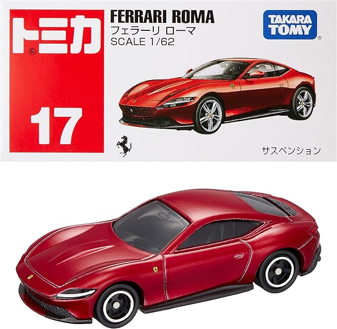 Foto 1 modellino Ferrari Roma - Takara Tomy Tomica - Scala 1/62 Borgeseidea