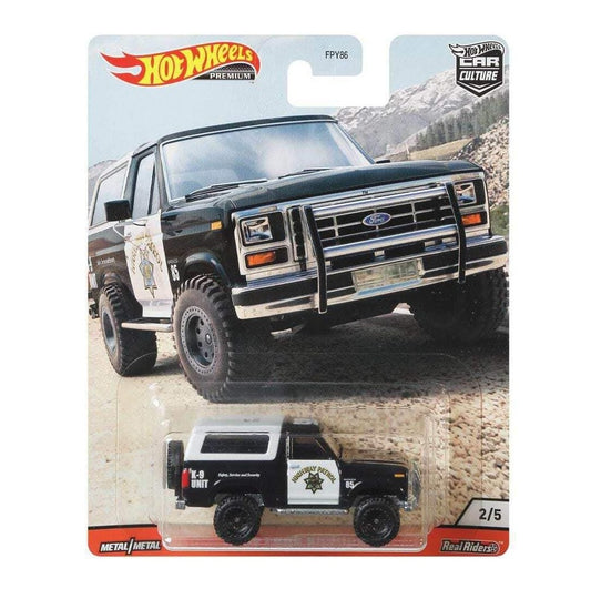 '85 Ford Bronco - Series Wild Terrain - Hot Wheels Premium - Scala 1/64