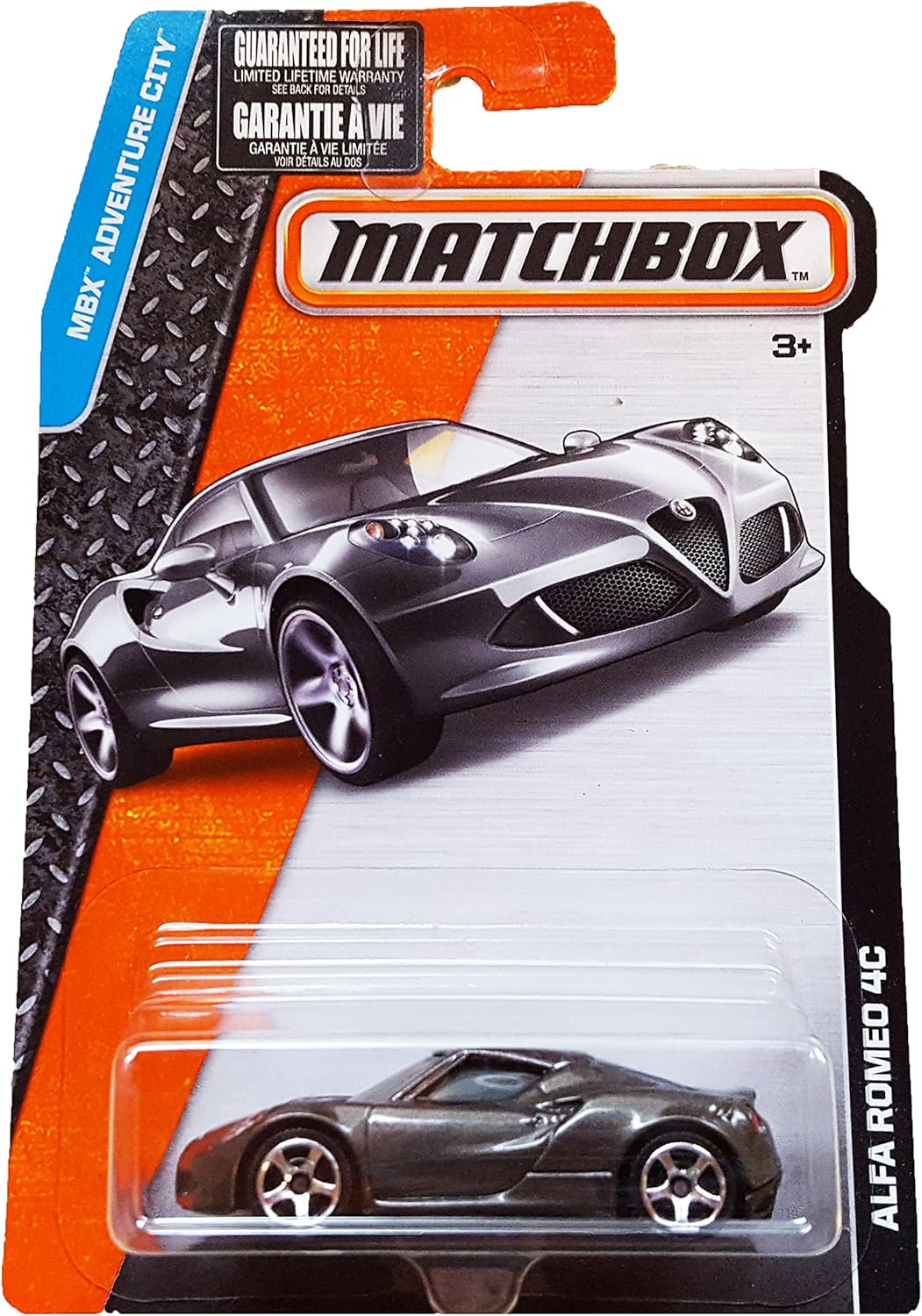 Alfa Romeo 4C Antracite - Matchbox - Scala 1/64 Circa