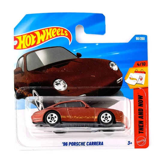 '96 Porsche Carrera Brown - HW Then and Now 4/10 - Hot Wheels - Scala 1/64 Circa
