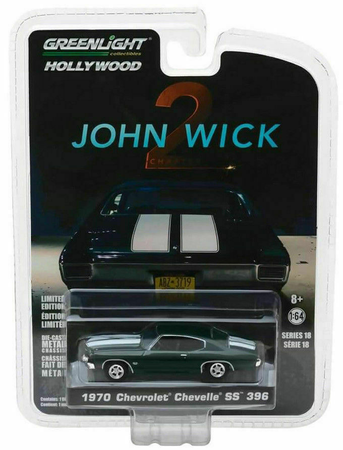 Chevrolet Chevelle SS 396 1970 John Wick 2 - Greenlight - Scala 1/64