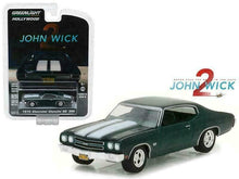 Carica l&#39;immagine nel visualizzatore di Gallery, Chevrolet Chevelle SS 396 1970 John Wick 2 - Greenlight - Scala 1/64
