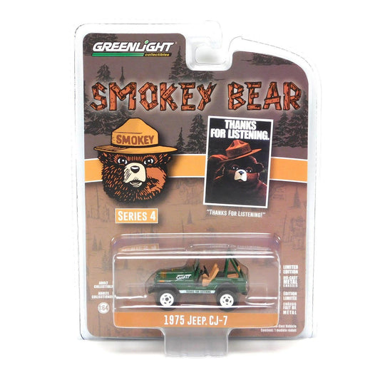 1975 Jeep CJ-7 Smokey Bear Series 4 - Greenlight - Scala 1/64