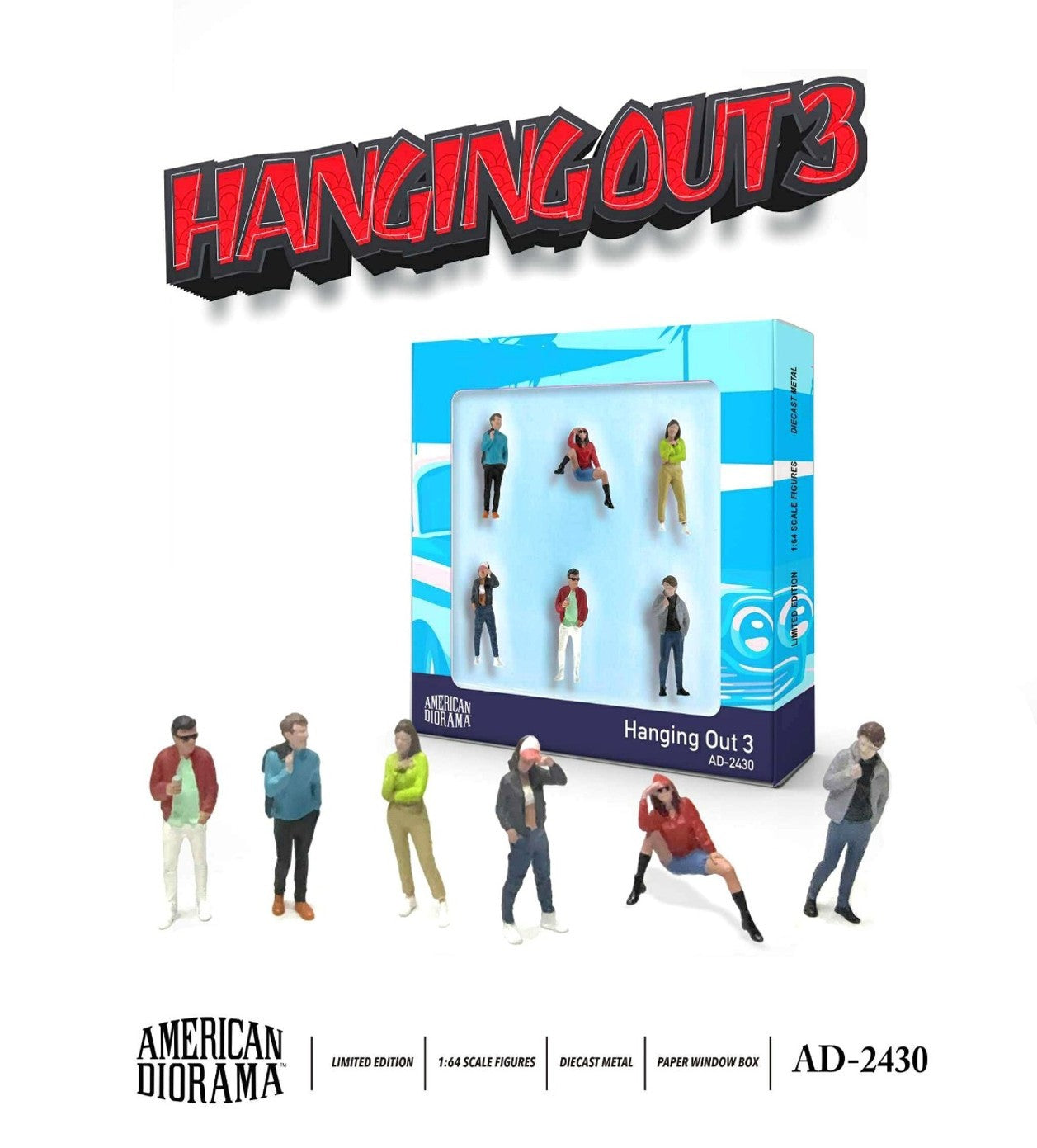 Hanging Out 3 - American Diorama - Scala 1/64 AD-2430