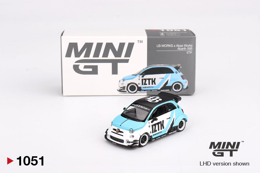 Abarth 595 LB-WORKS x Abas Works IZTK 2024 - Mini GT - Scala 1/64 MGT01051-L