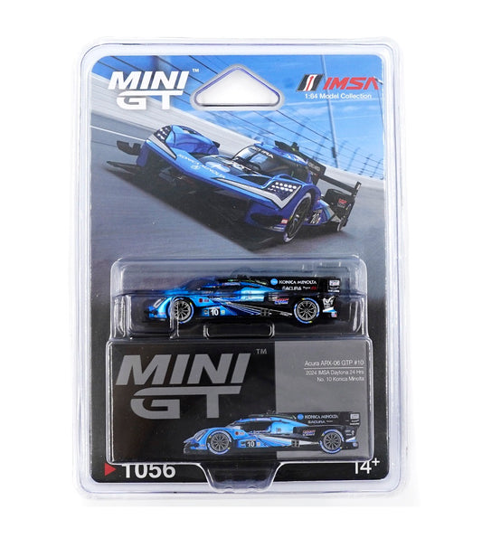 Acura ARX-06 GTP Wayne Taylor Racing with Andretti Daytona 24 HRS 2024 - Mini GT - Scala 1/64 MGT01056-BL Blister Packaging