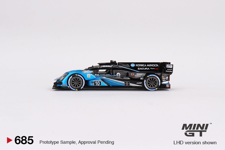 Acura ARX-06 GTP #10 No. 10 Konica Minolta Acura ARX-06 2023 IMSA Daytona 24 Hrs - Mini GT - Scala 1/64 MGT00685